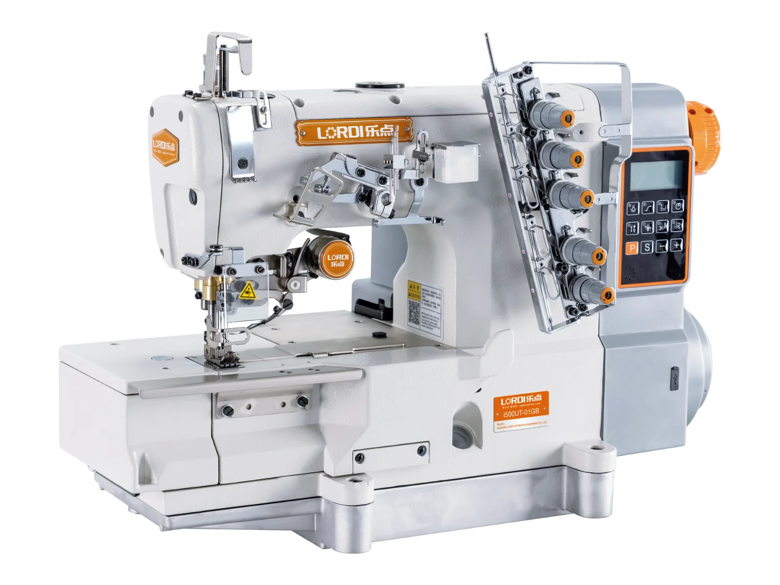 i500F - Flat Bed Computerized Interlock Machine Lordi